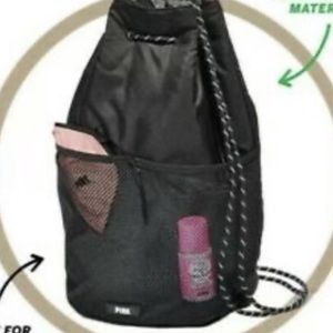 VS black drawstring bag